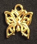 (image for) Gold Butterfly Charm 2